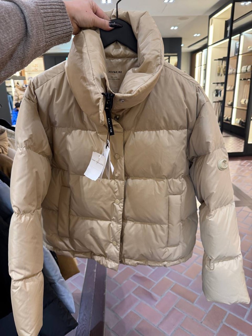 COACH Down jacket side view - Women's luxury Clothes