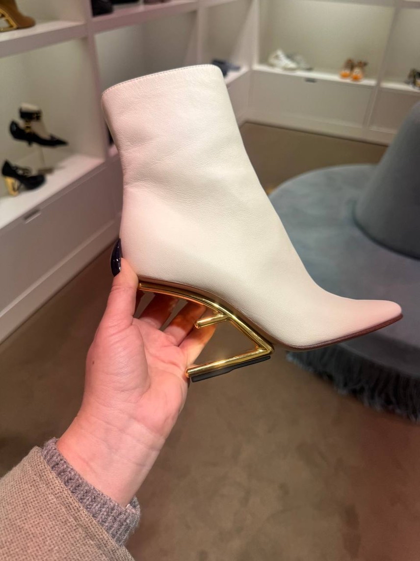 FENDI Boots side view - Women's luxury Shoes