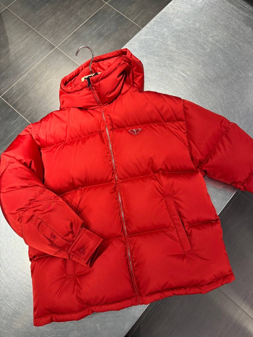 PRADA Down jacket front view - Women's luxury Clothes