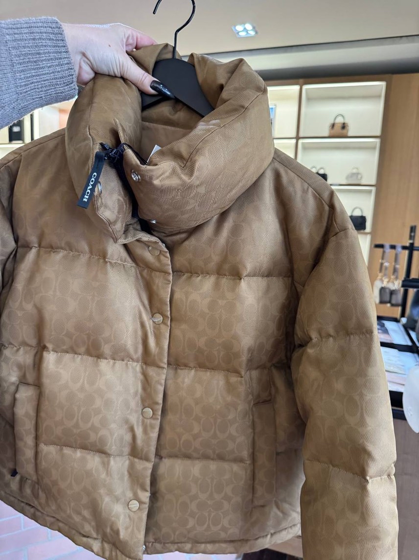 COACH Down jacket side view - Women's luxury Clothes