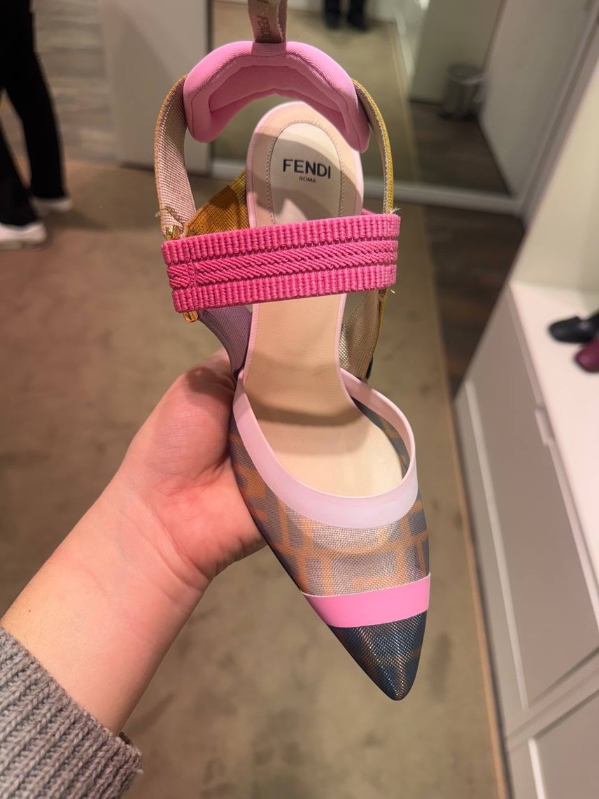 FENDI Sandals side view - Women's luxury Shoes