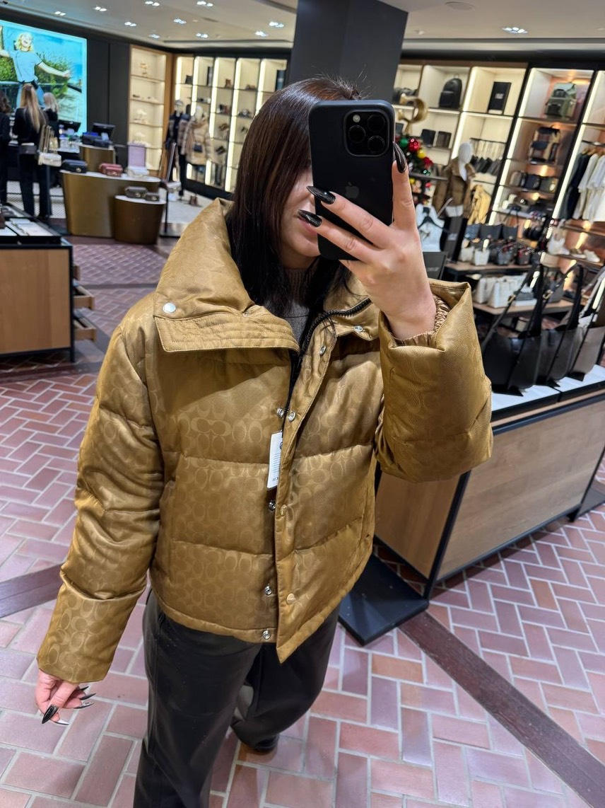 COACH Down jacket side view - Women's luxury Clothes