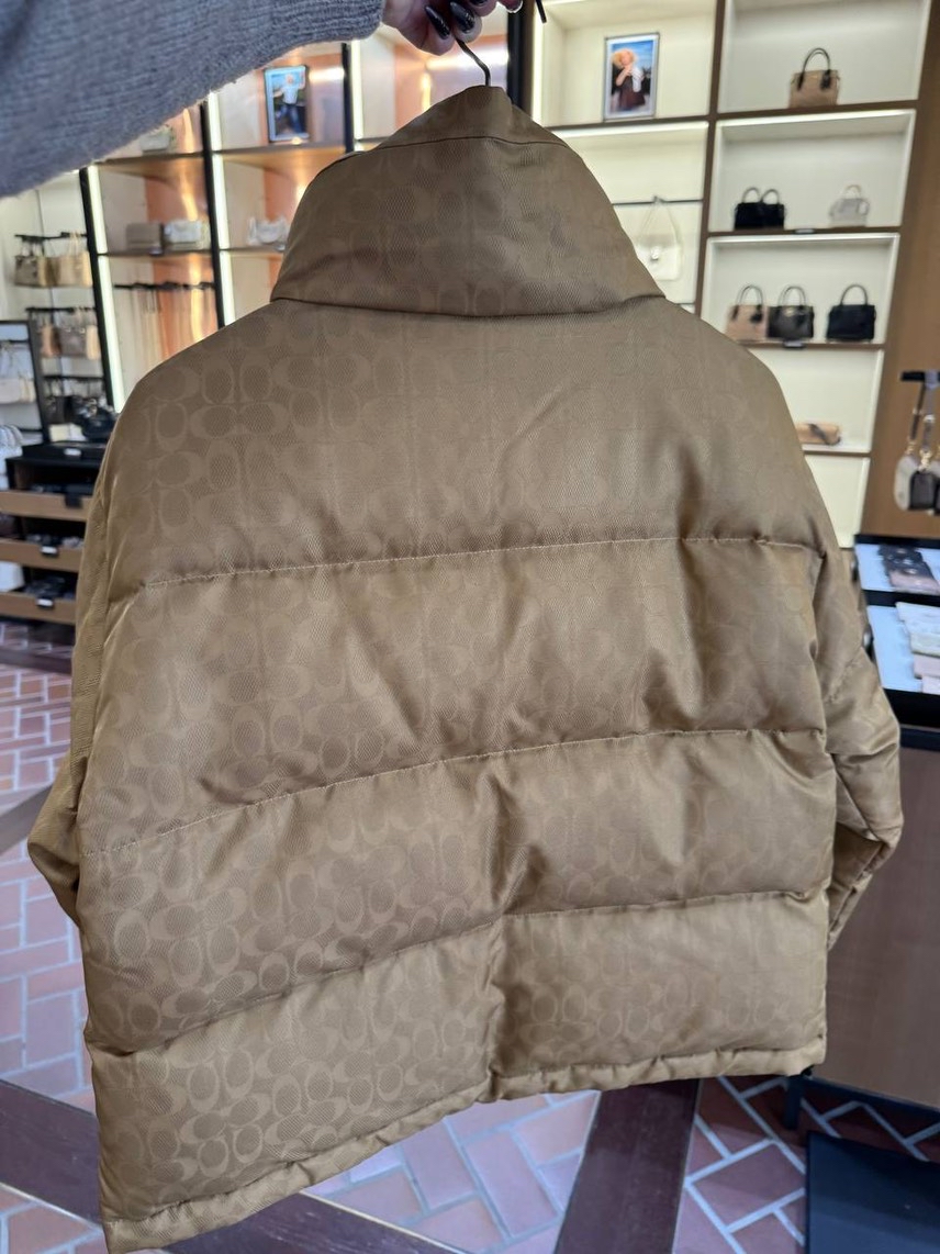 COACH Down jacket side view - Women's luxury Clothes