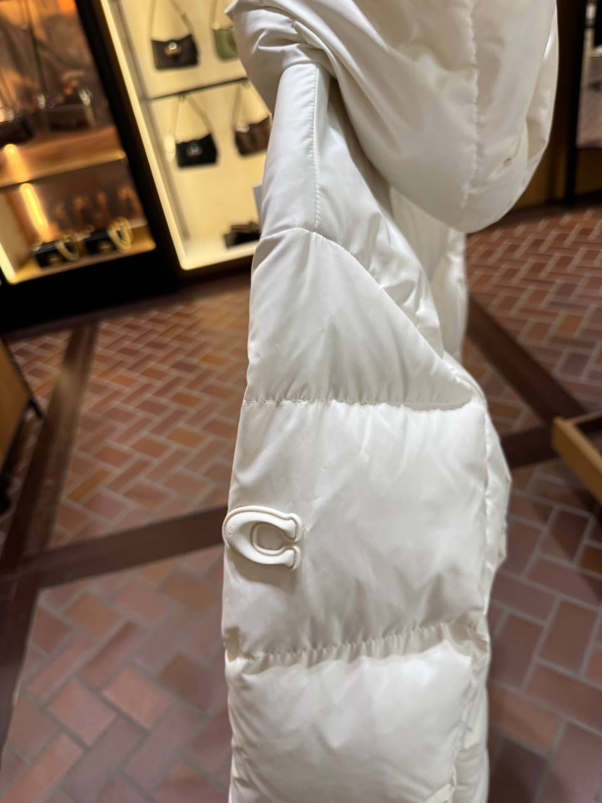 COACH Down jacket side view - Women's luxury Clothes