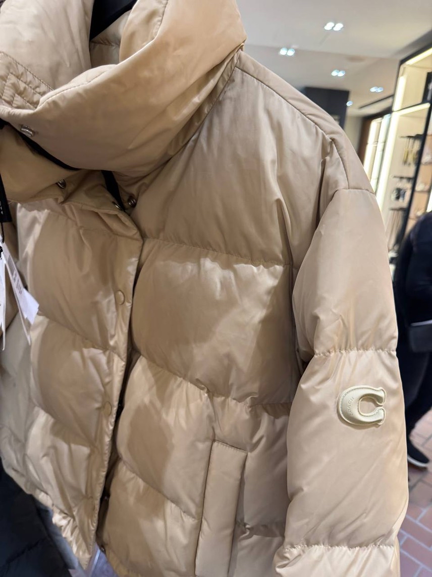 COACH Down jacket side view - Women's luxury Clothes
