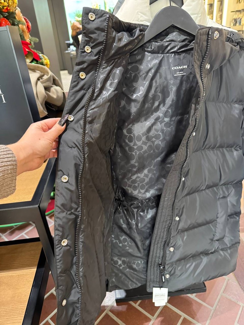 COACH Down jacket side view - Women's luxury Clothes