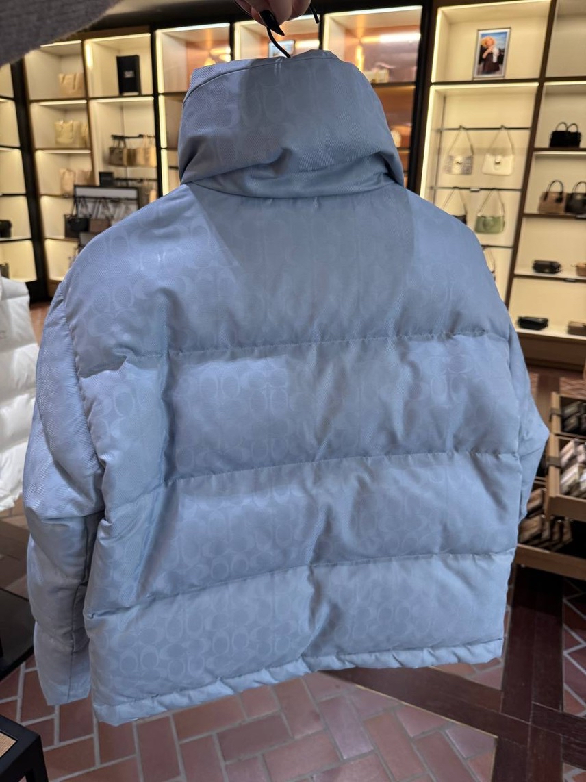 COACH Down jacket side view - Women's luxury Clothes