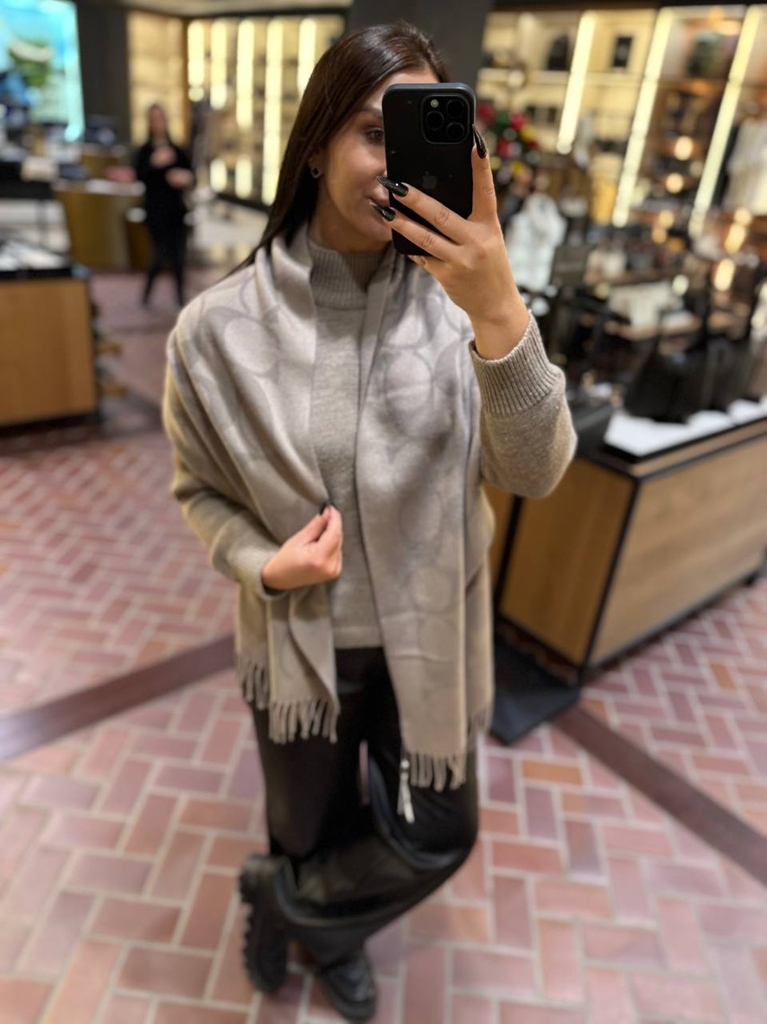 COACH Scarves side view - Women's luxury Accessories