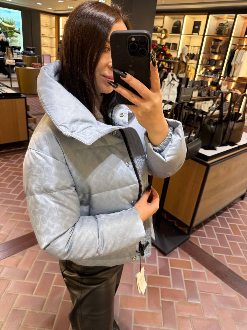 COACH Down jacket side view - Women's luxury Clothes