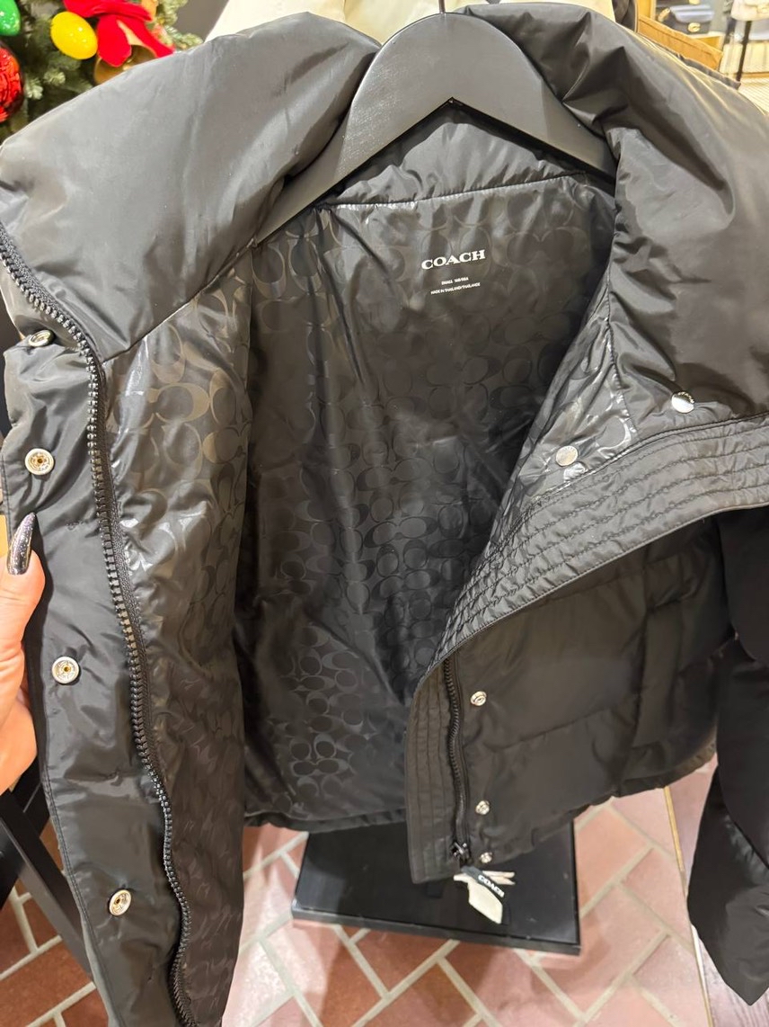 COACH Down jacket side view - Women's luxury Clothes