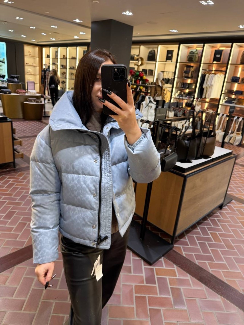 COACH Down jacket front view - Women's luxury Clothes