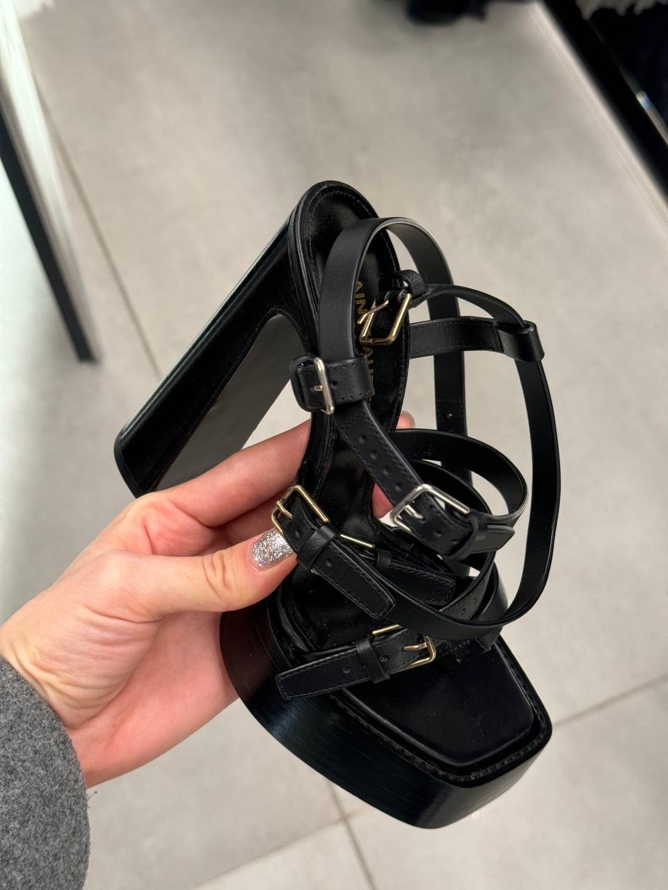 YVES SAINT LAURENT Sandals side view - Women's luxury Shoes