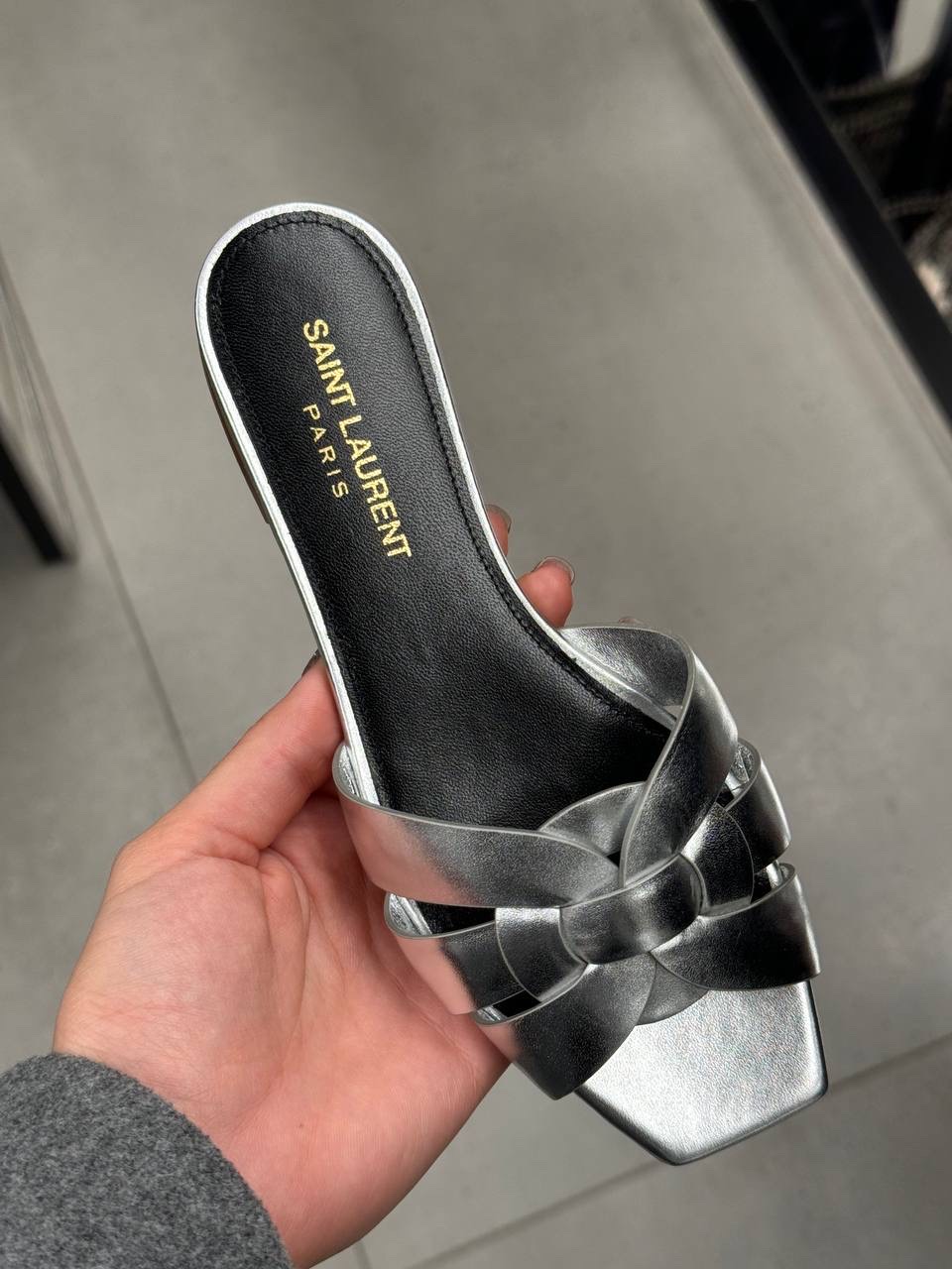YVES SAINT LAURENT Slides side view - Women's luxury Shoes