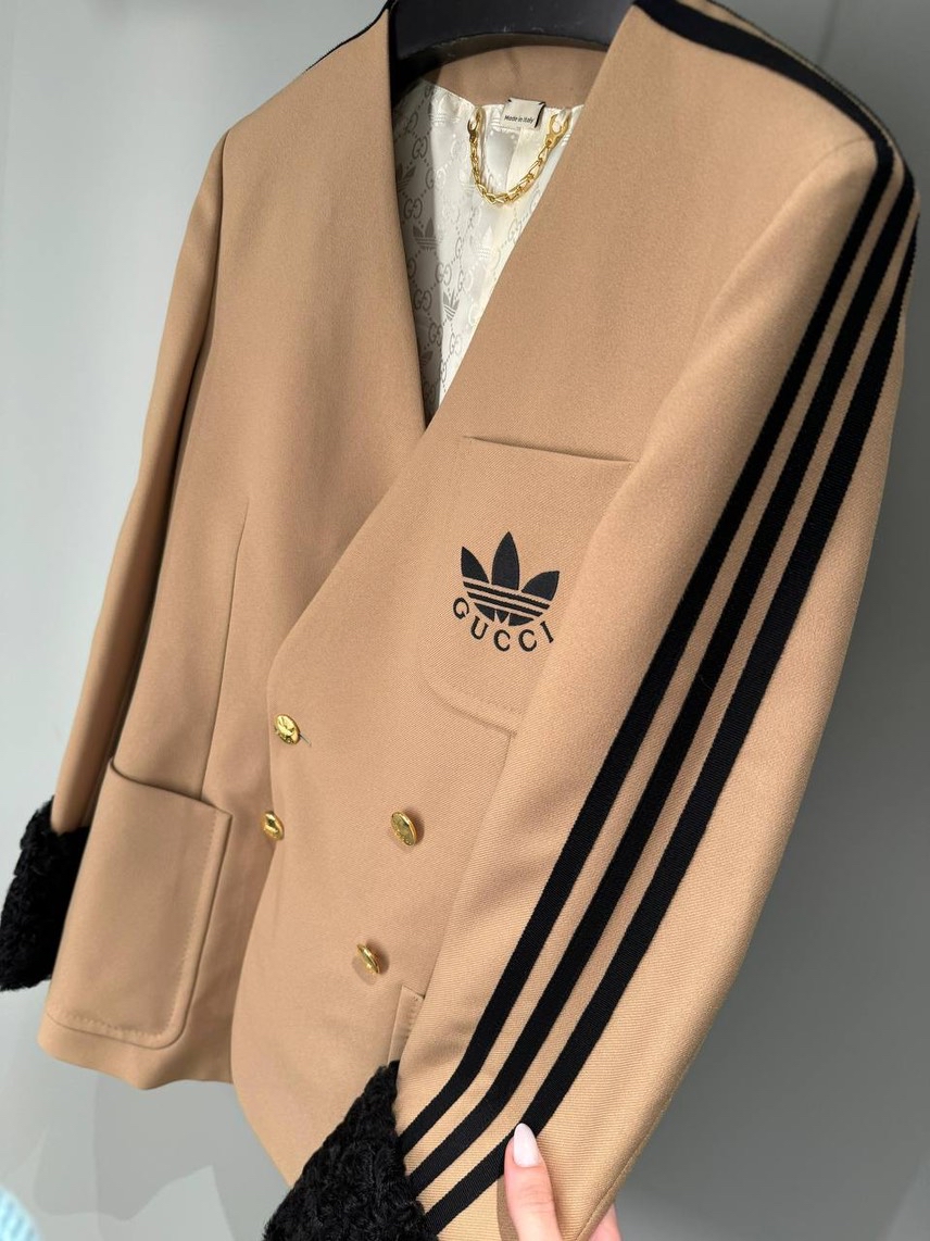 GUCCI X ADIDAS Jackets side view - Women's luxury Clothes