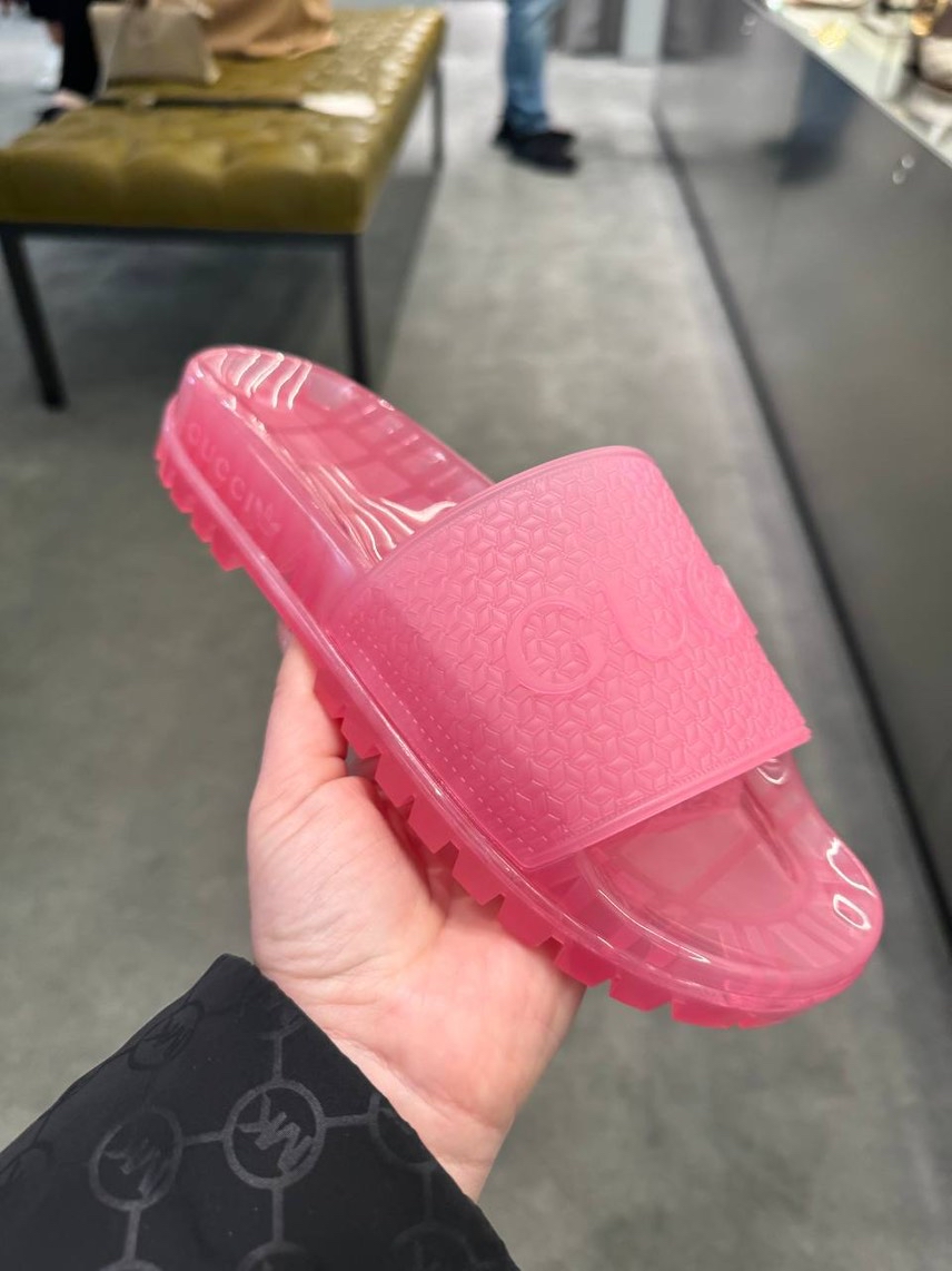 GUCCI Slides front view - Women's luxury Shoes