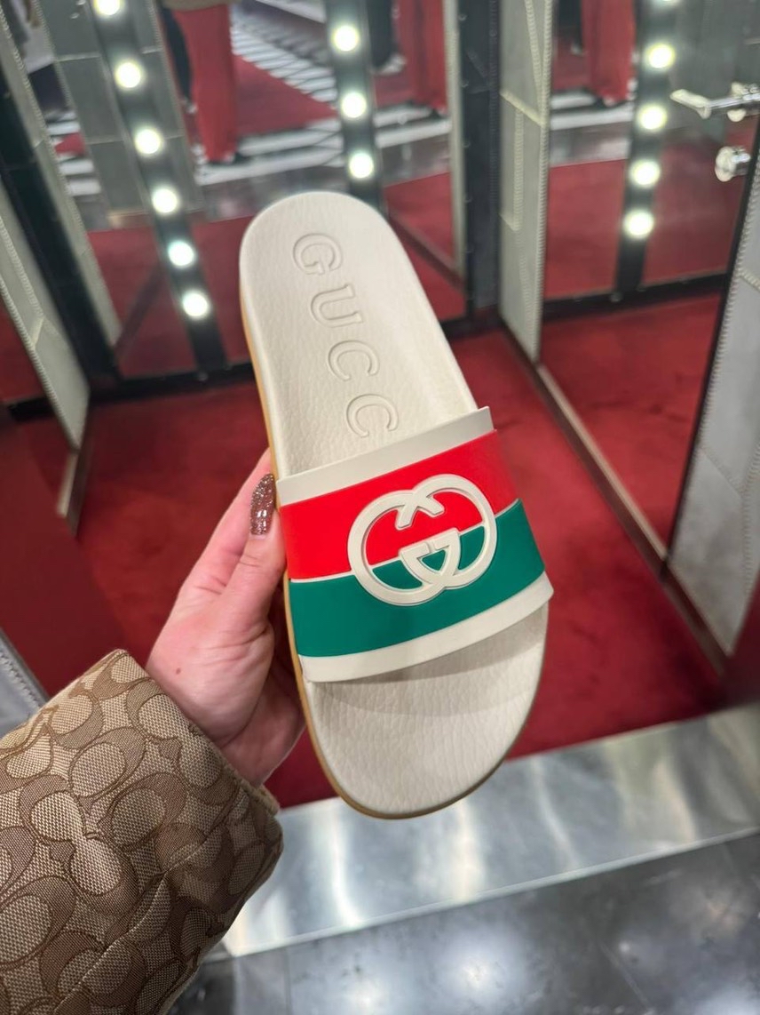 GUCCI Slides front view - Women's luxury Shoes