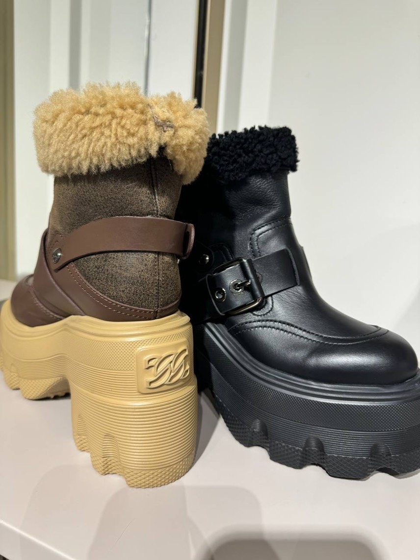 CASADEI Boots side view - Women's luxury Shoes