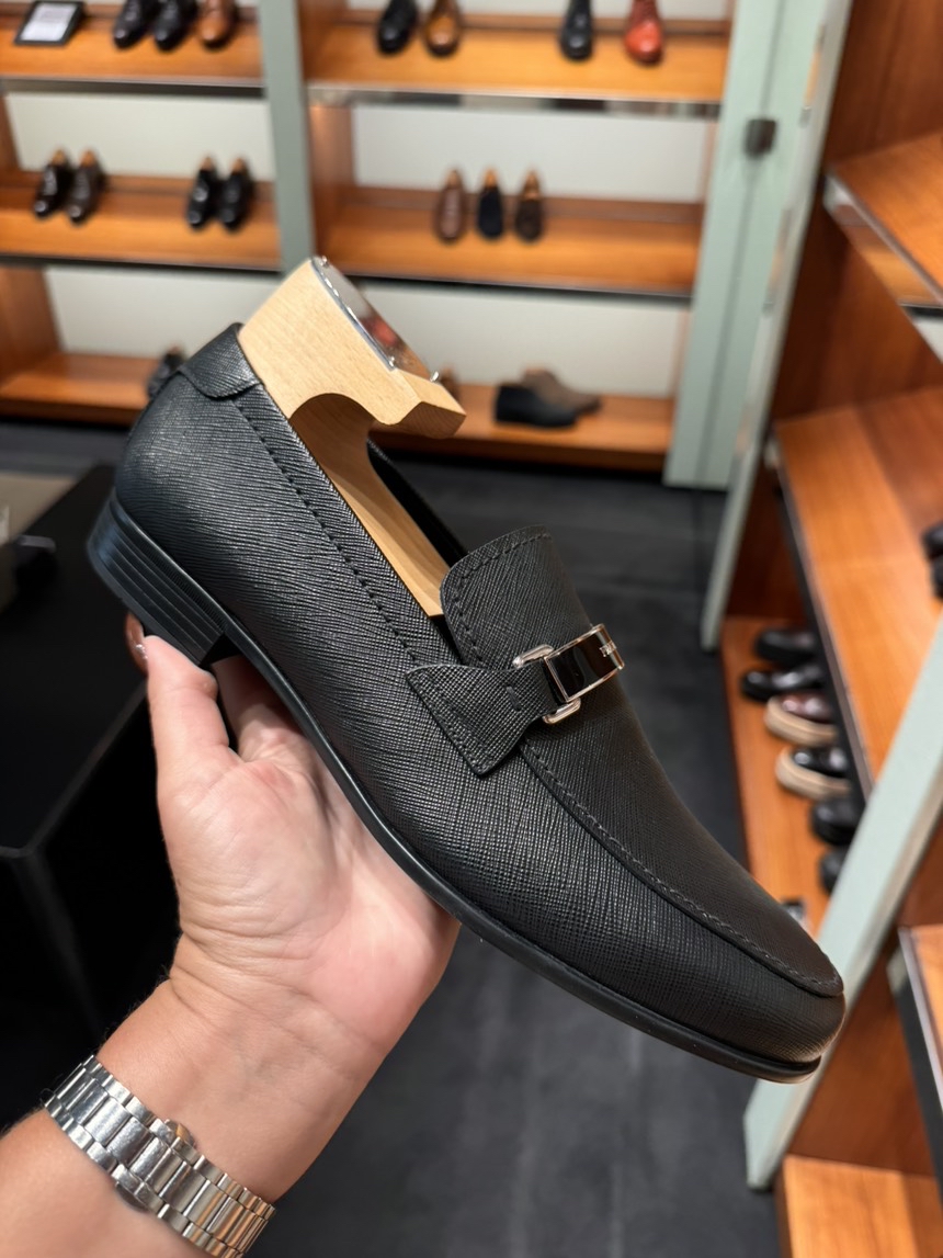 PRADA Mules side view - Men's luxury Shoes