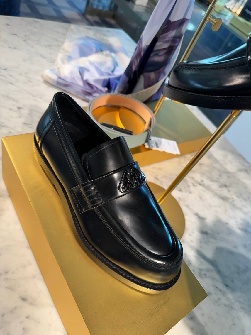 ALEXANDER MCQUEEN Loafers side view - Women's luxury Shoes