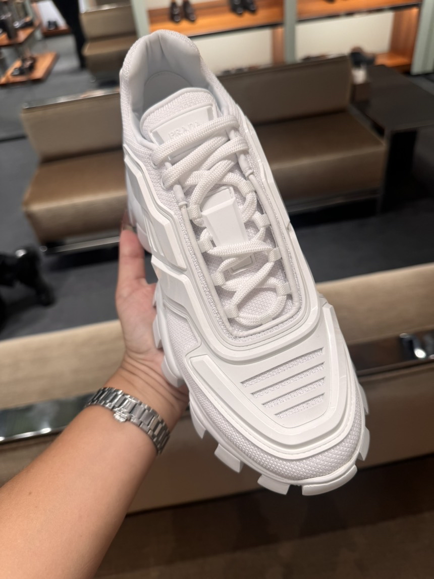 PRADA Sneakers side view - Men's luxury Shoes