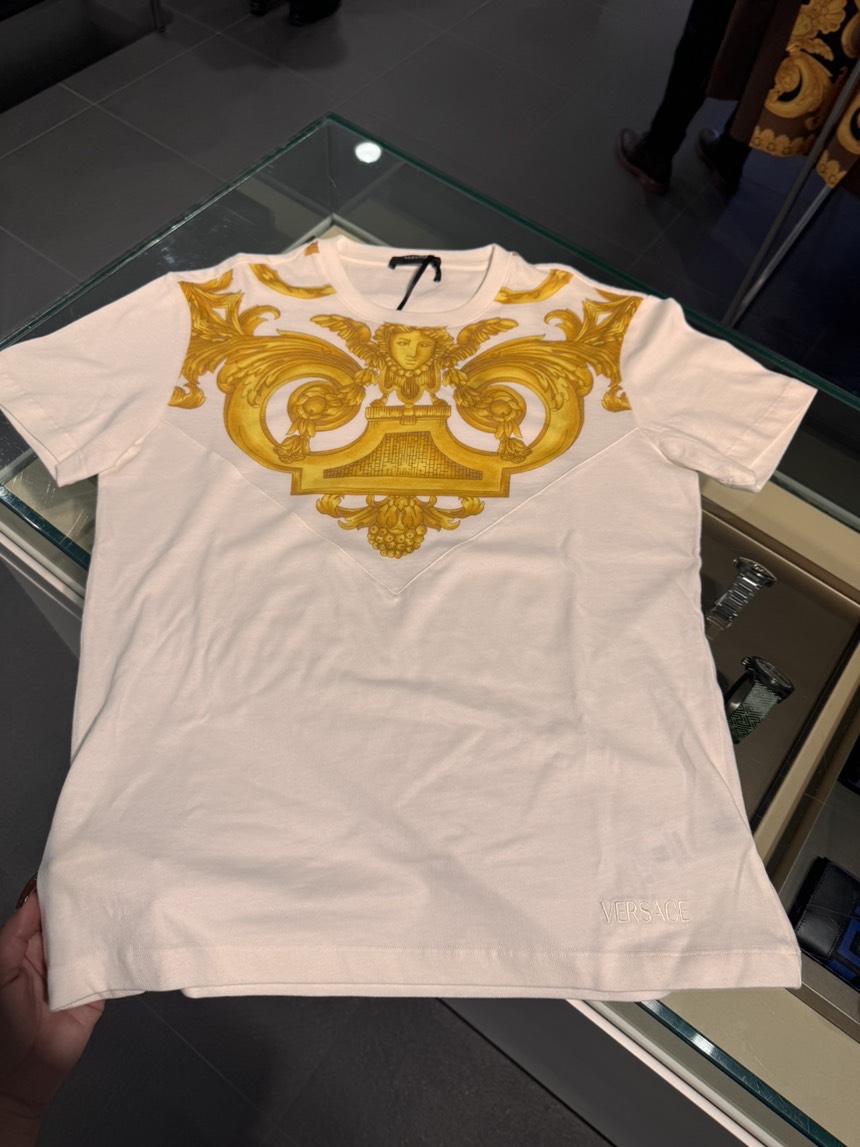 VERSACE T-shirt and Polo side view - Men's luxury Clothes
