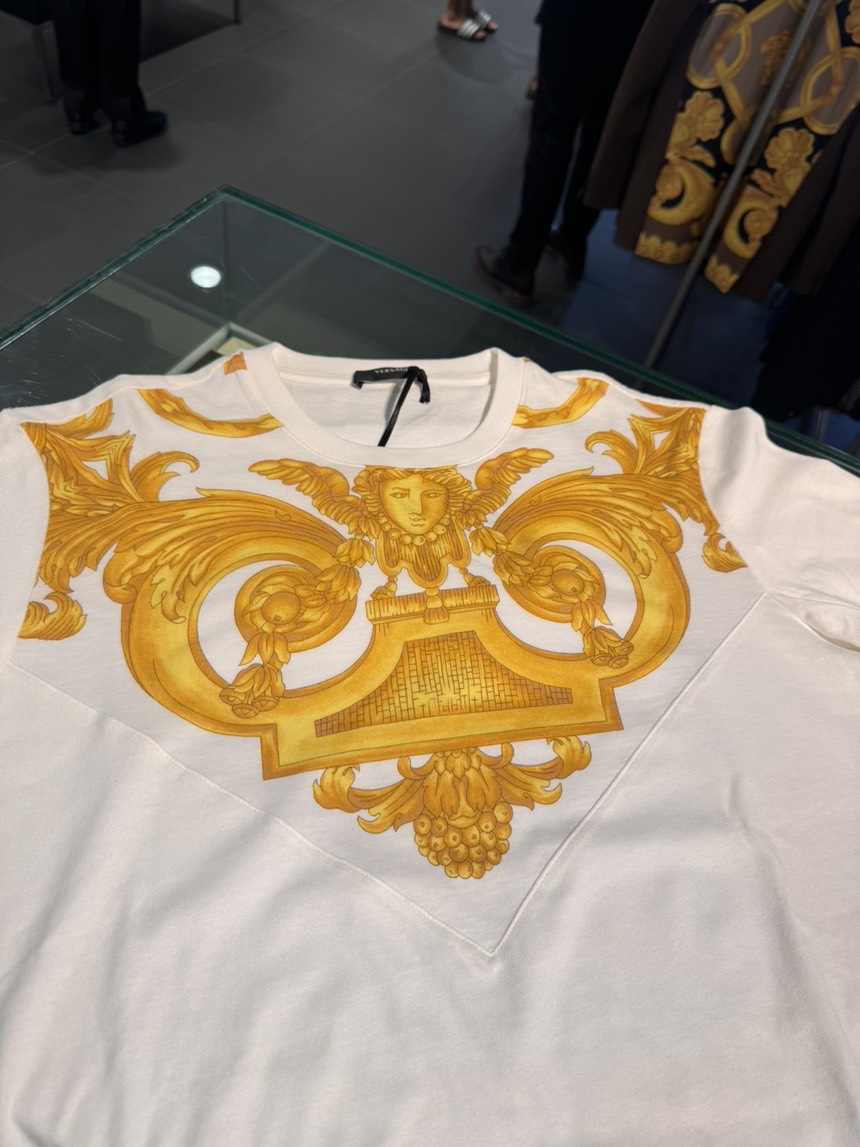 VERSACE T-shirt and Polo side view - Men's luxury Clothes
