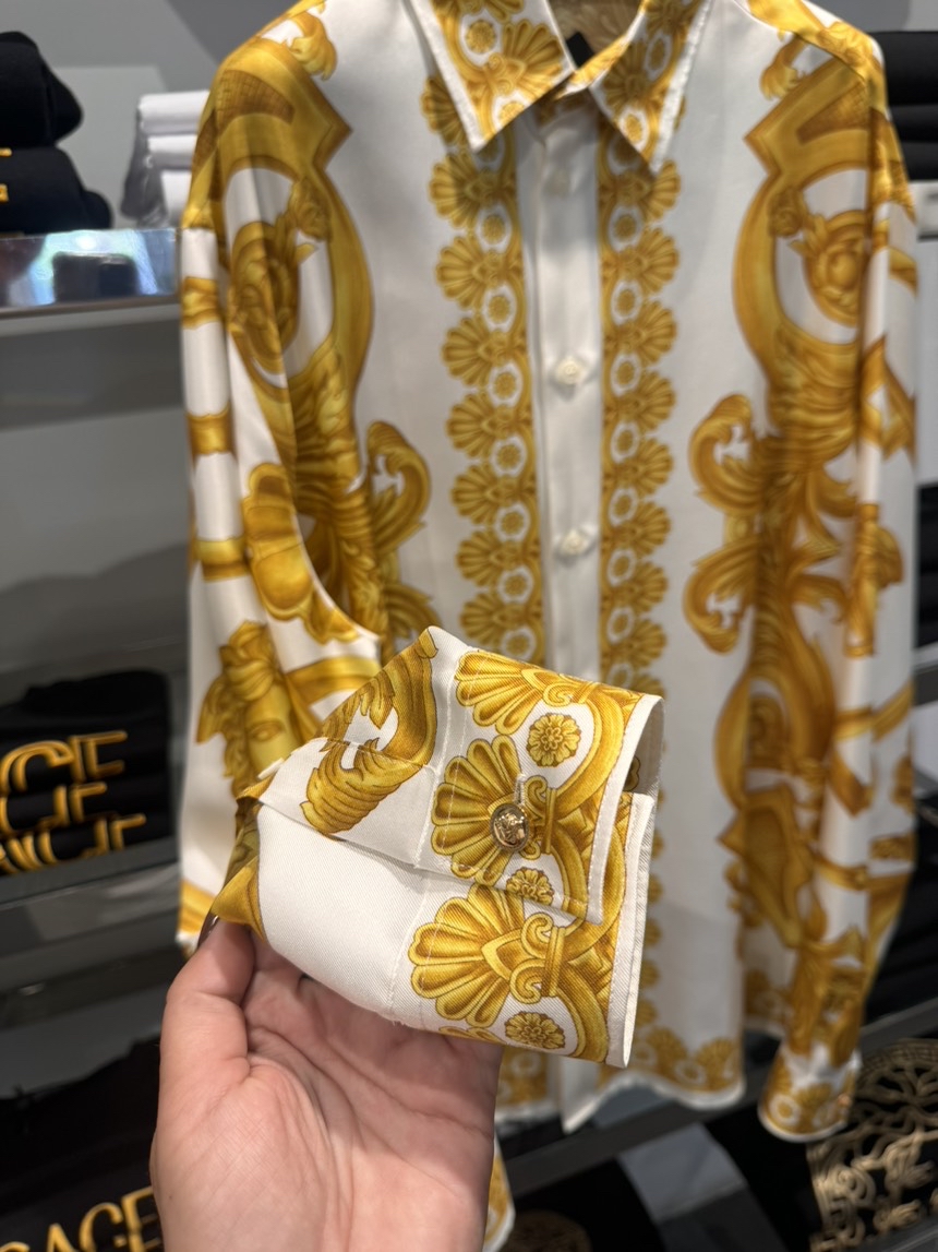 VERSACE Shirts side view - Men's luxury Clothes