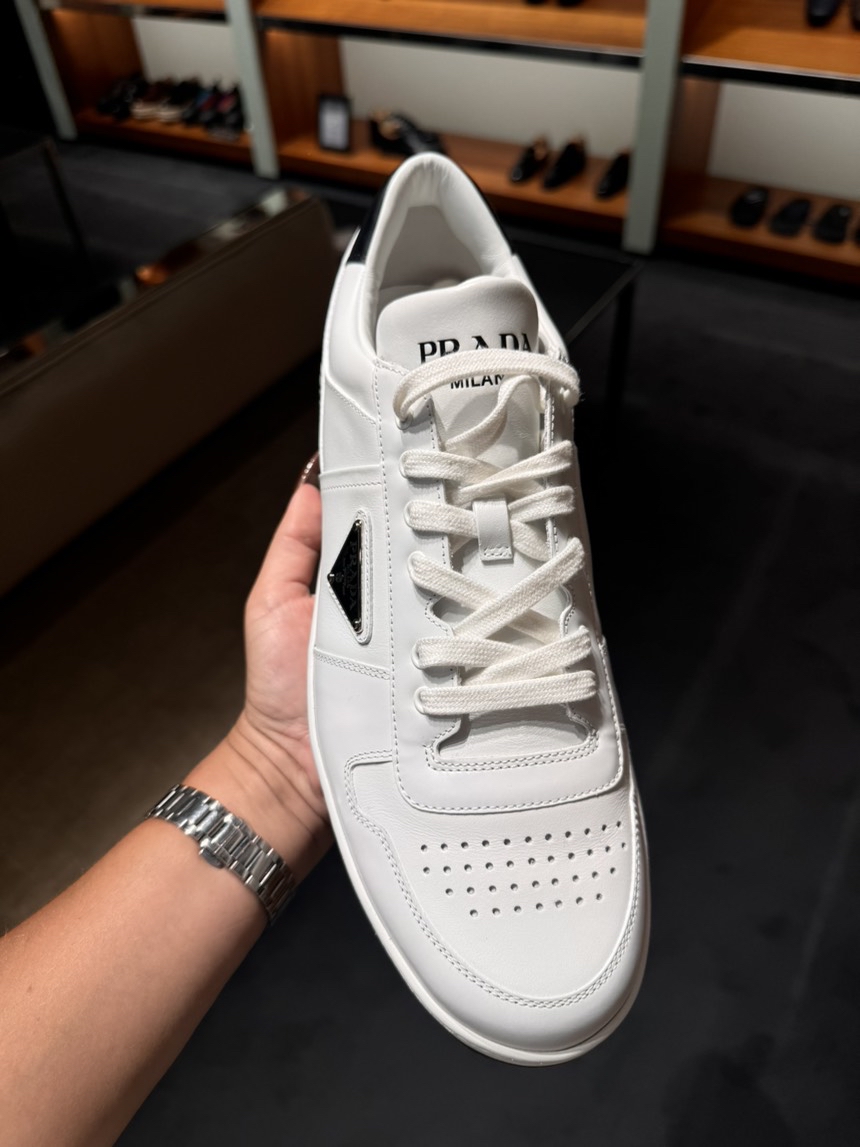 PRADA Sneakers side view - Men's luxury Shoes