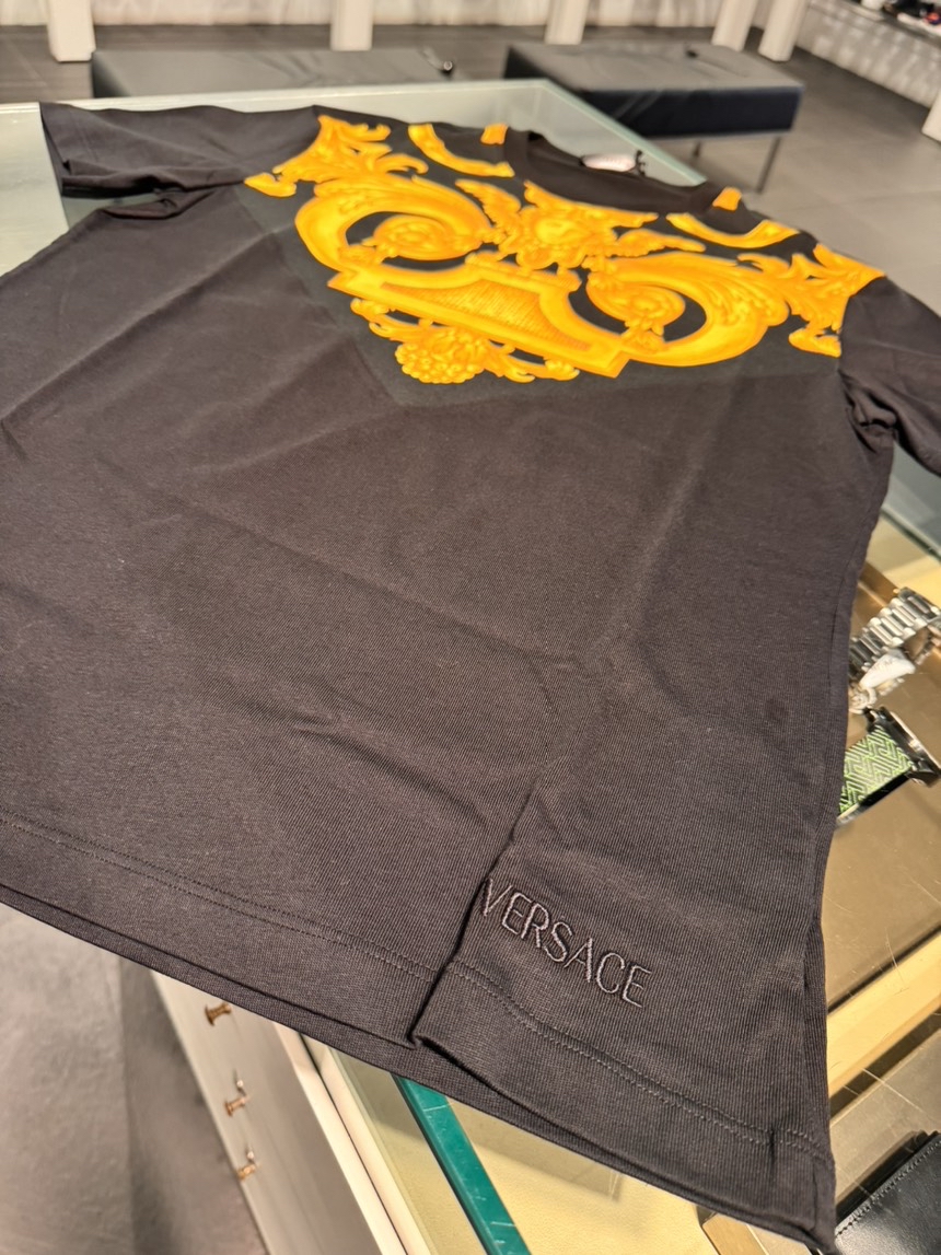 VERSACE T-shirt and Polo side view - Men's luxury Clothes