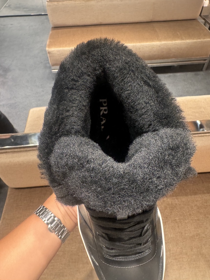 PRADA Sneakers side view - Men's luxury Shoes