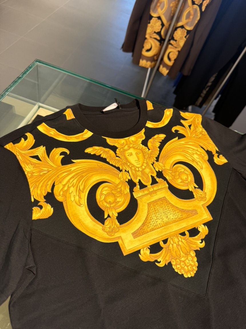 VERSACE T-shirt and Polo side view - Men's luxury Clothes