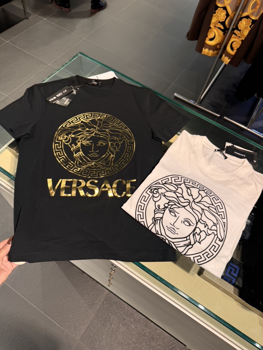 VERSACE T-shirt and Polo front view - Men's luxury Clothes