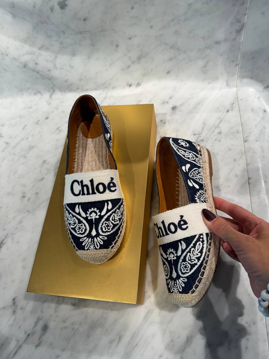 CHLOE Espadrilles front view - Women's luxury Shoes