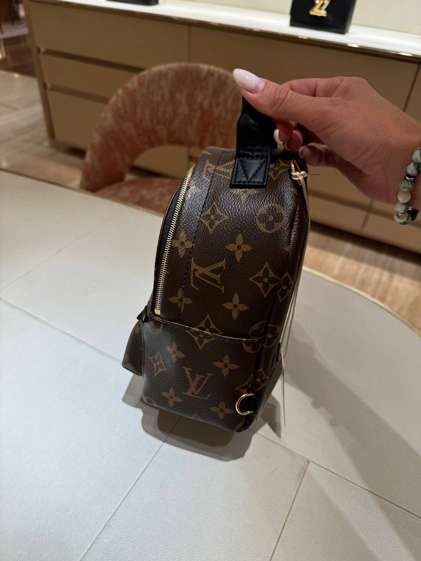 LOUIS VUITTON Backpack side view - Women's luxury Bags