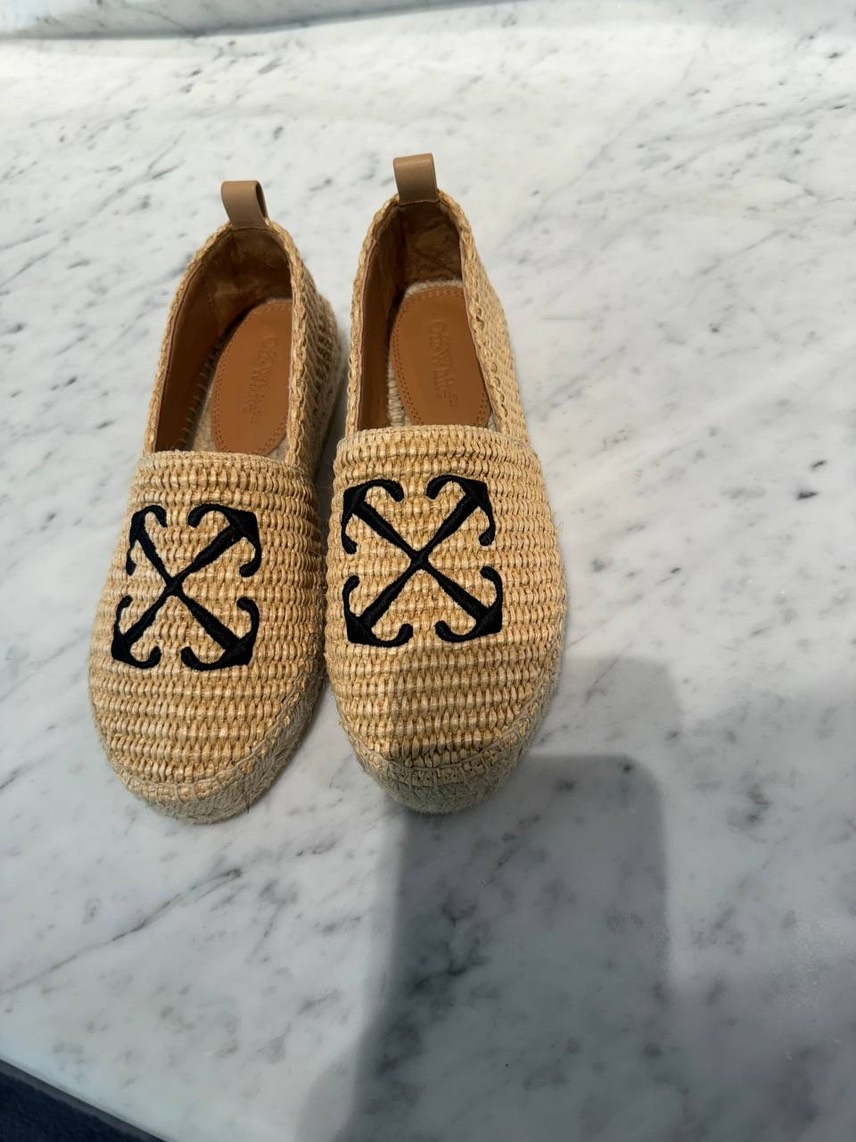 OFF-WHITE Espadrilles side view - Women's luxury Shoes
