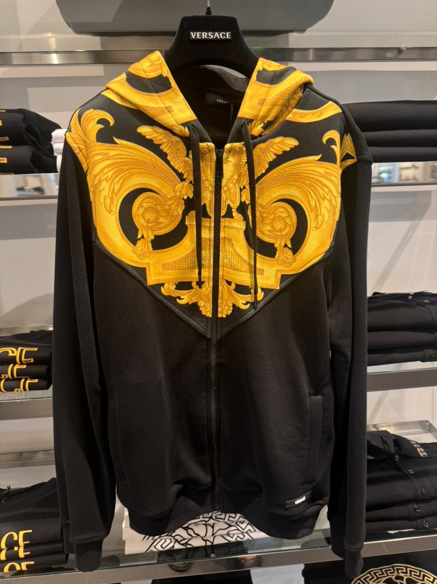 VERSACE Hoodies front view - Men's luxury Clothes