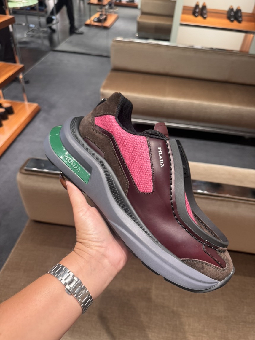 PRADA Sneakers front view - Men's luxury Shoes