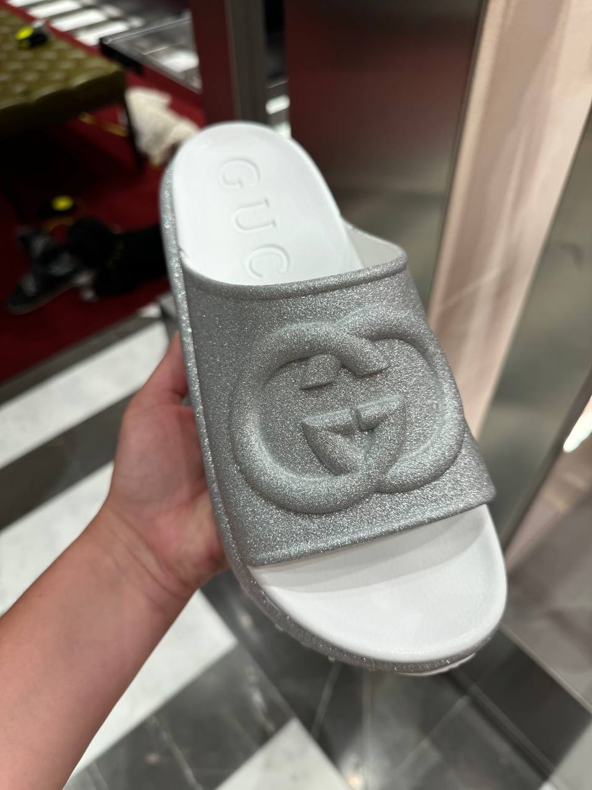 GUCCI Slides side view - Women's luxury Shoes
