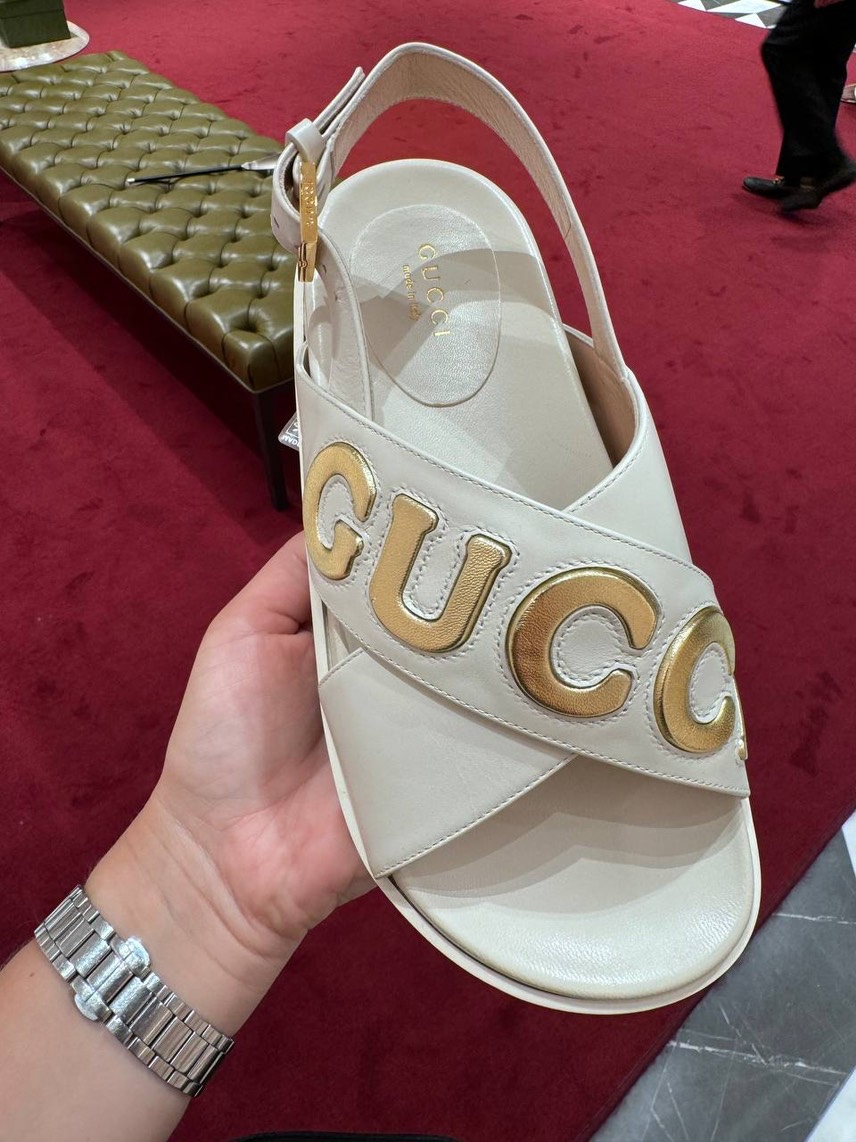 GUCCI Sandals side view - Women's luxury Shoes