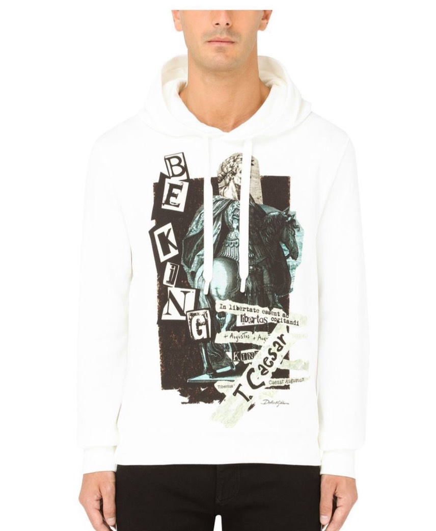 DOLCE & GABBANA Hoodies side view - Men's luxury Clothes