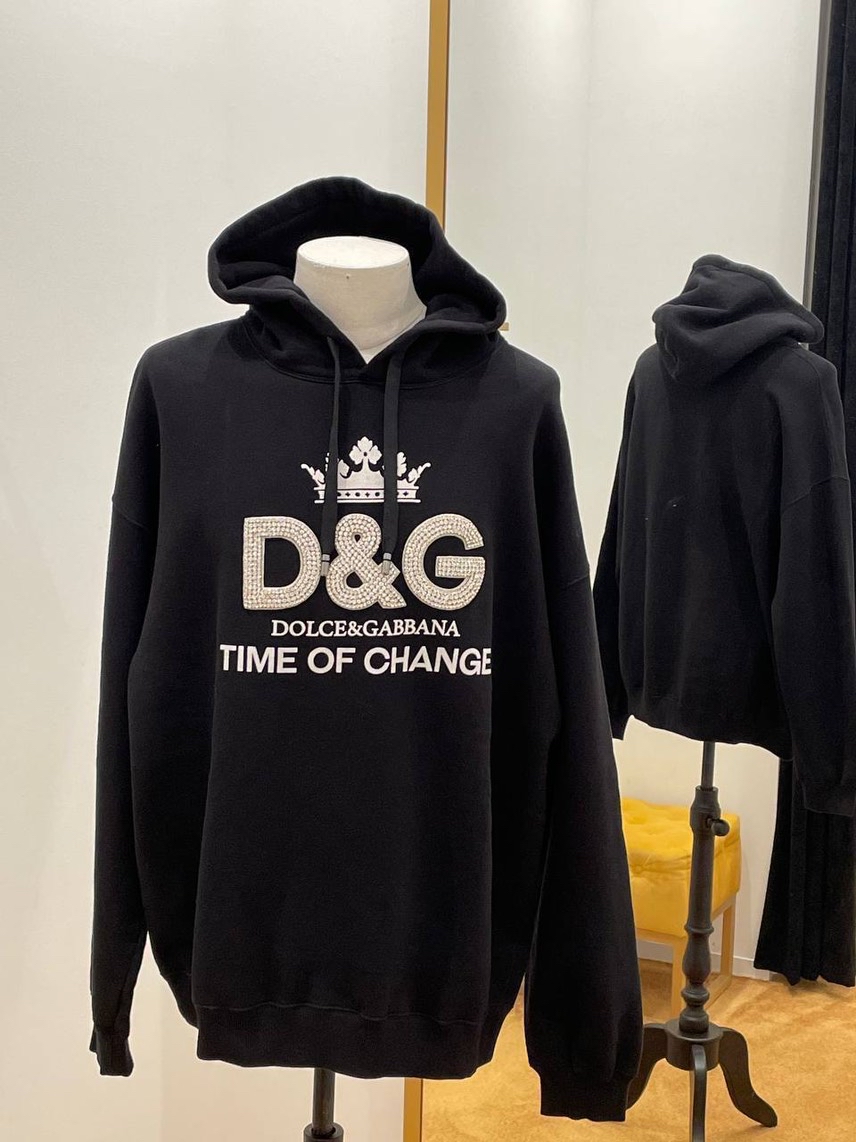 DOLCE & GABBANA Hoodies front view - Men's luxury Clothes