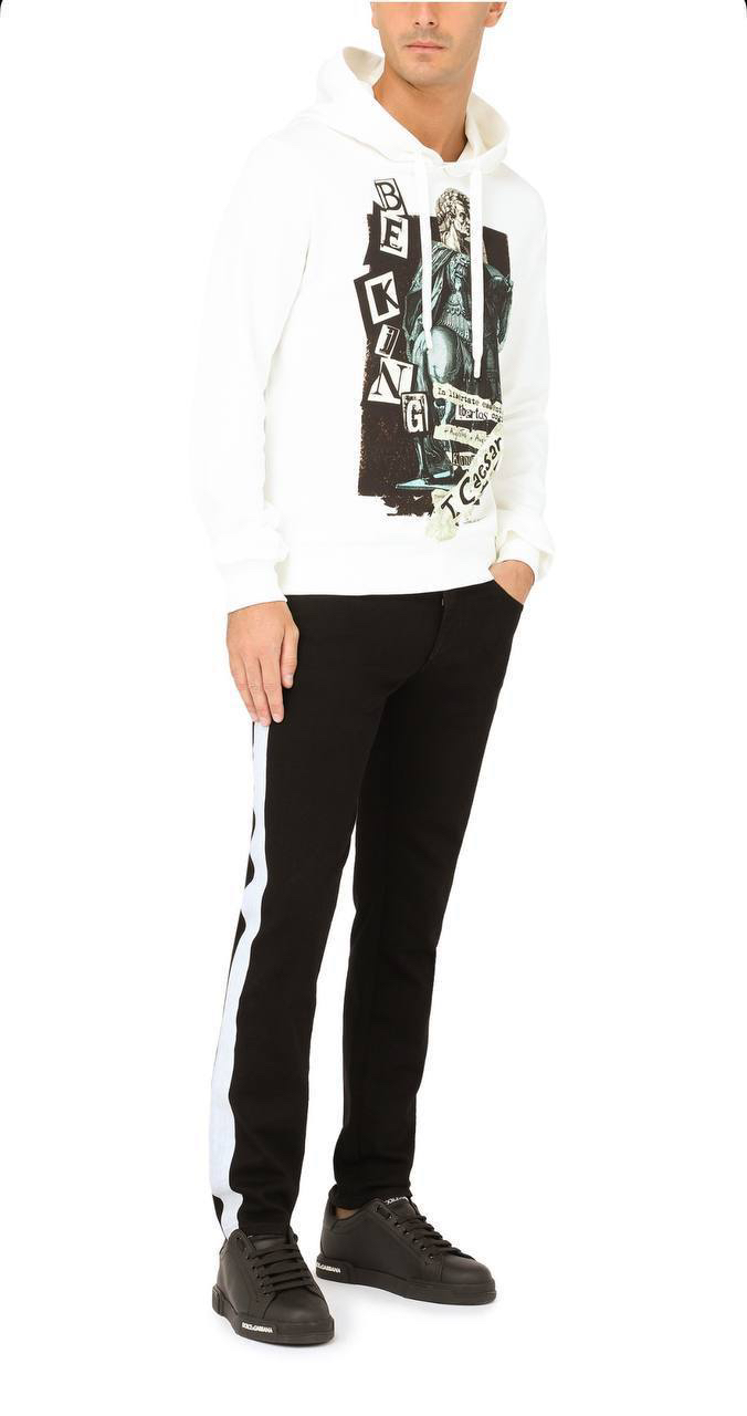 DOLCE & GABBANA Hoodies side view - Men's luxury Clothes