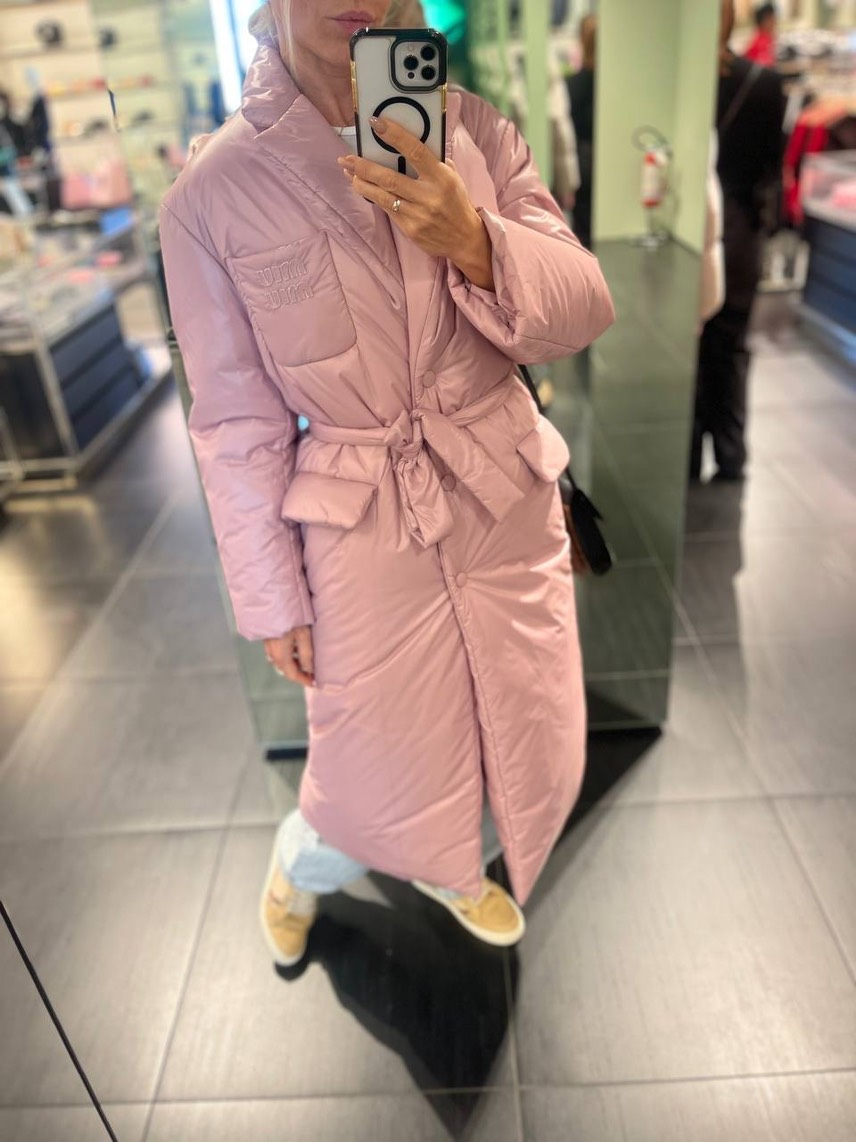 MIU MIU Coats side view - Women's luxury Clothes