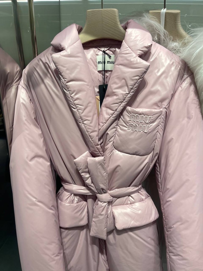 MIU MIU Coats side view - Women's luxury Clothes