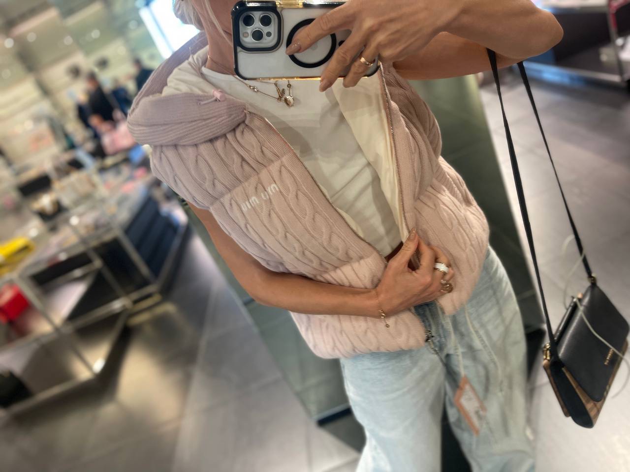 MIU MIU Gilets side view - Women's luxury Clothes