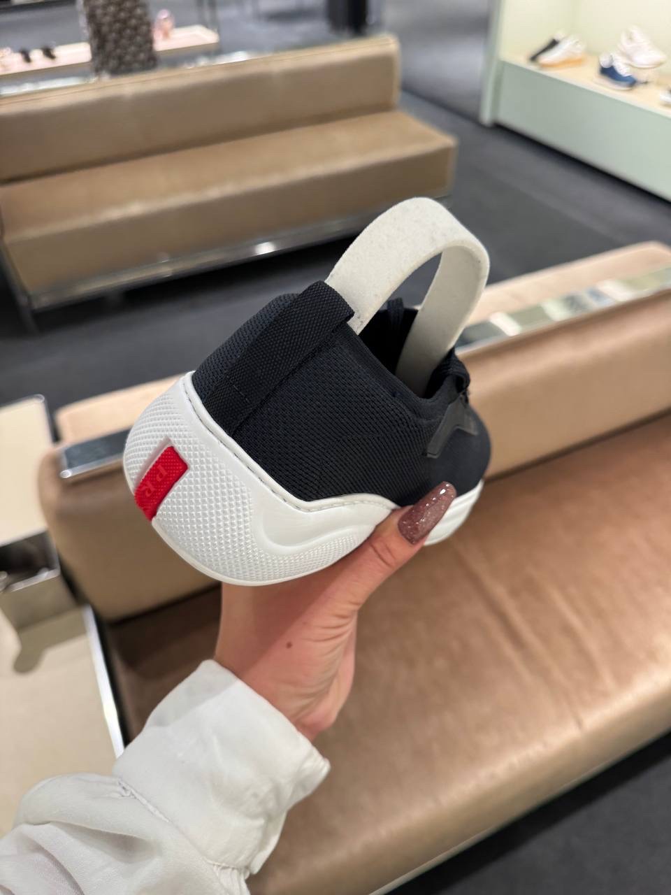 PRADA Sneakers side view - Women luxury Shoes