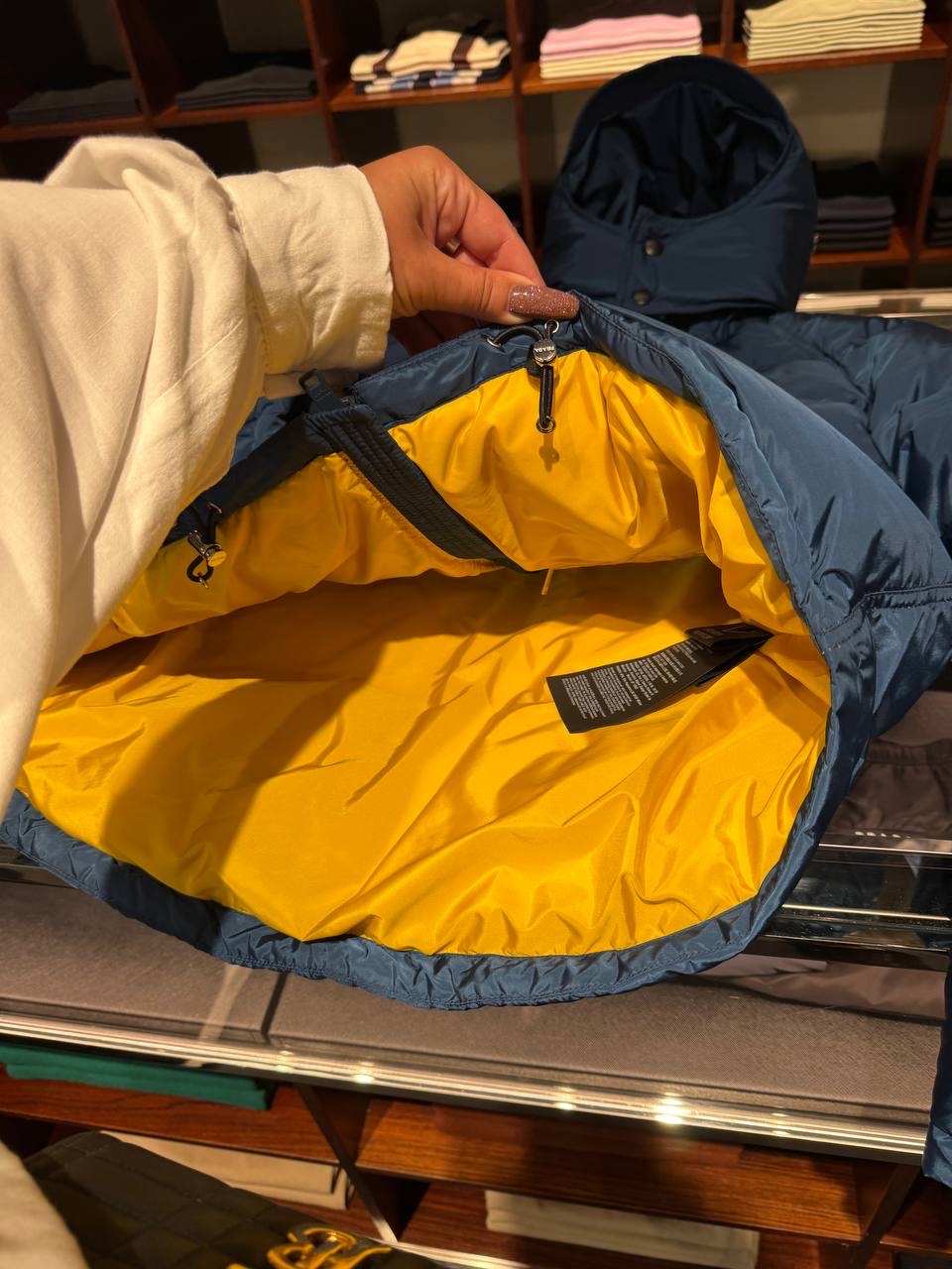 PRADA Down jacket side view - Men luxury Clothes