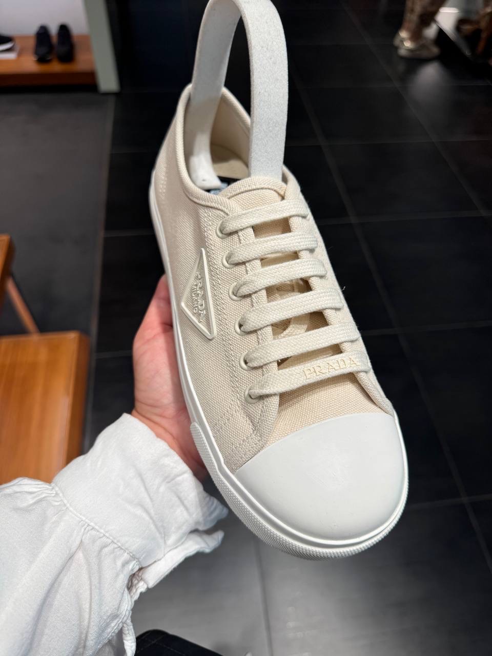 PRADA Sneakers side view - Men luxury Shoes