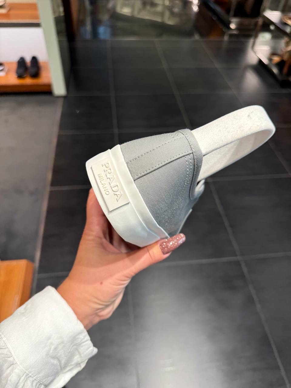 PRADA Sneakers side view - Men luxury Shoes