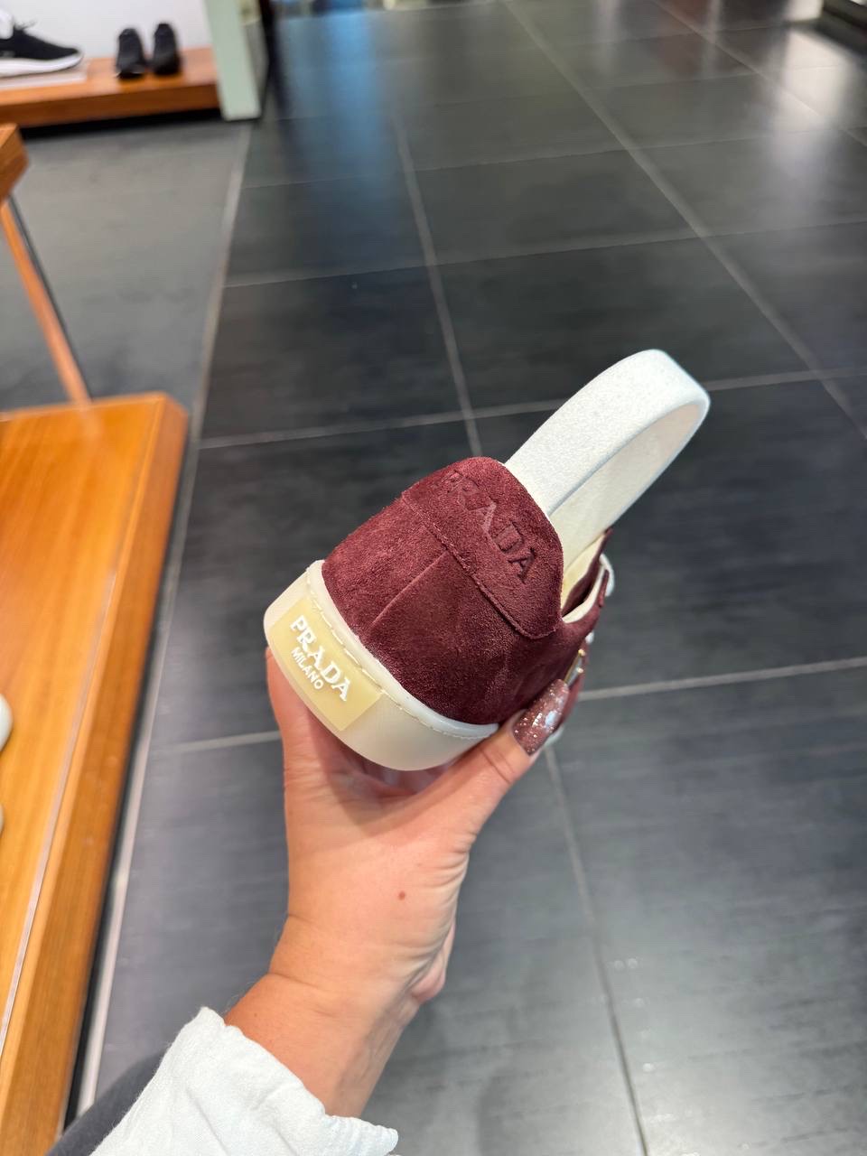 PRADA Sneakers side view - Men luxury Shoes